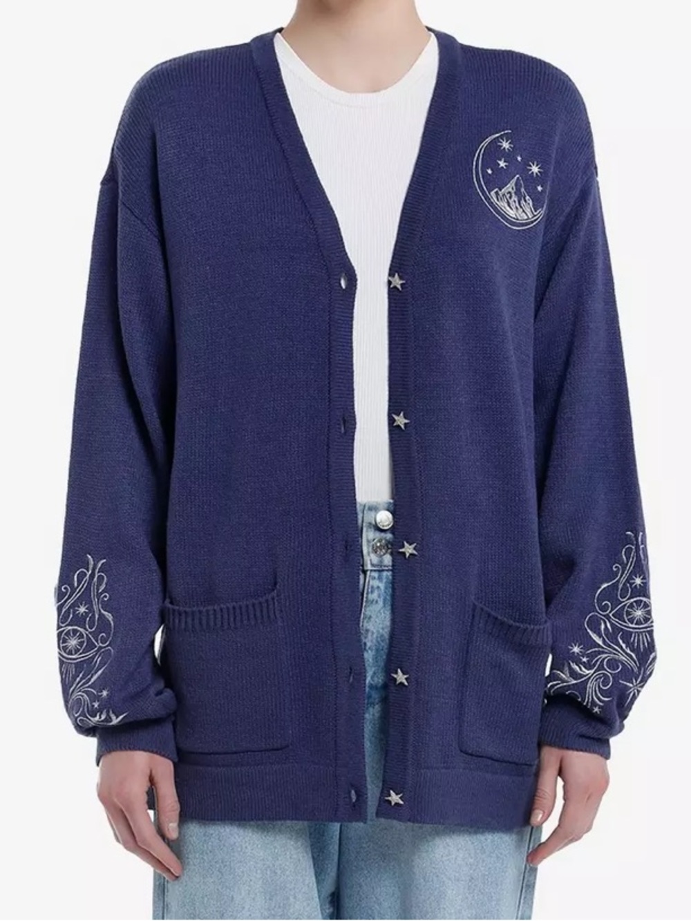 A Court Of Thorns And Roses Night Court Star Cardigan New without tags - ACOTAR